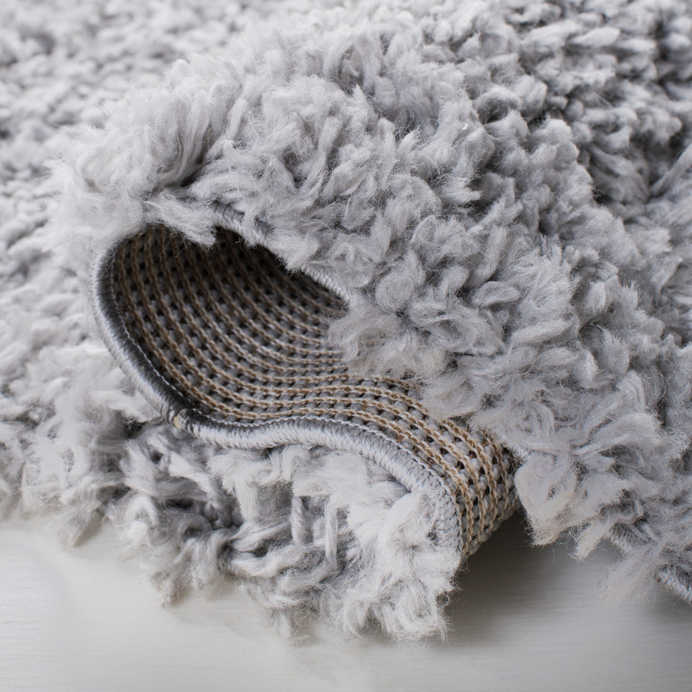 Safavieh August Shag AUG200G Rug, Silver, 2' X 9'