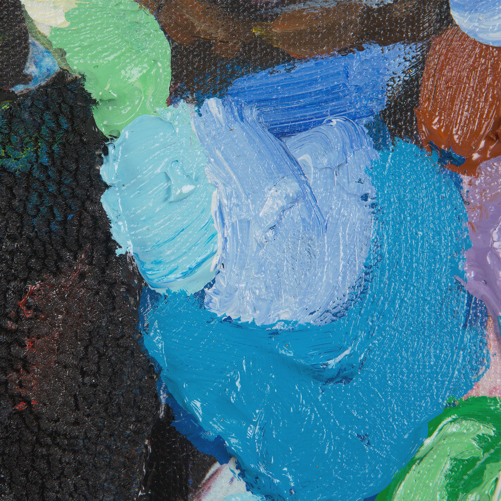 Horse Of An Abstract Color Art