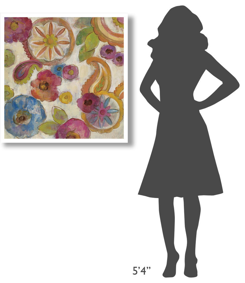 "Bohemian Summer II" Digital Paper Print by Silvia Vassileva, 32"x32"