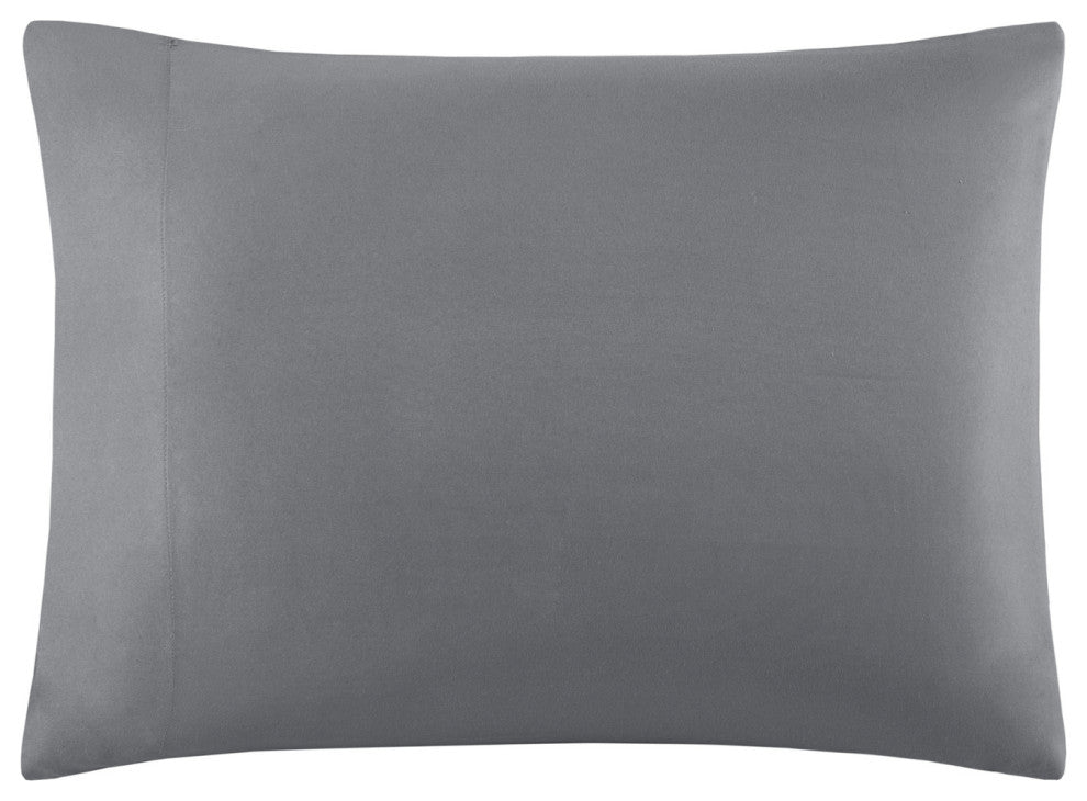 Intelligent Design Microfiber All Season Soft Touch Sheet Set, Charcoal