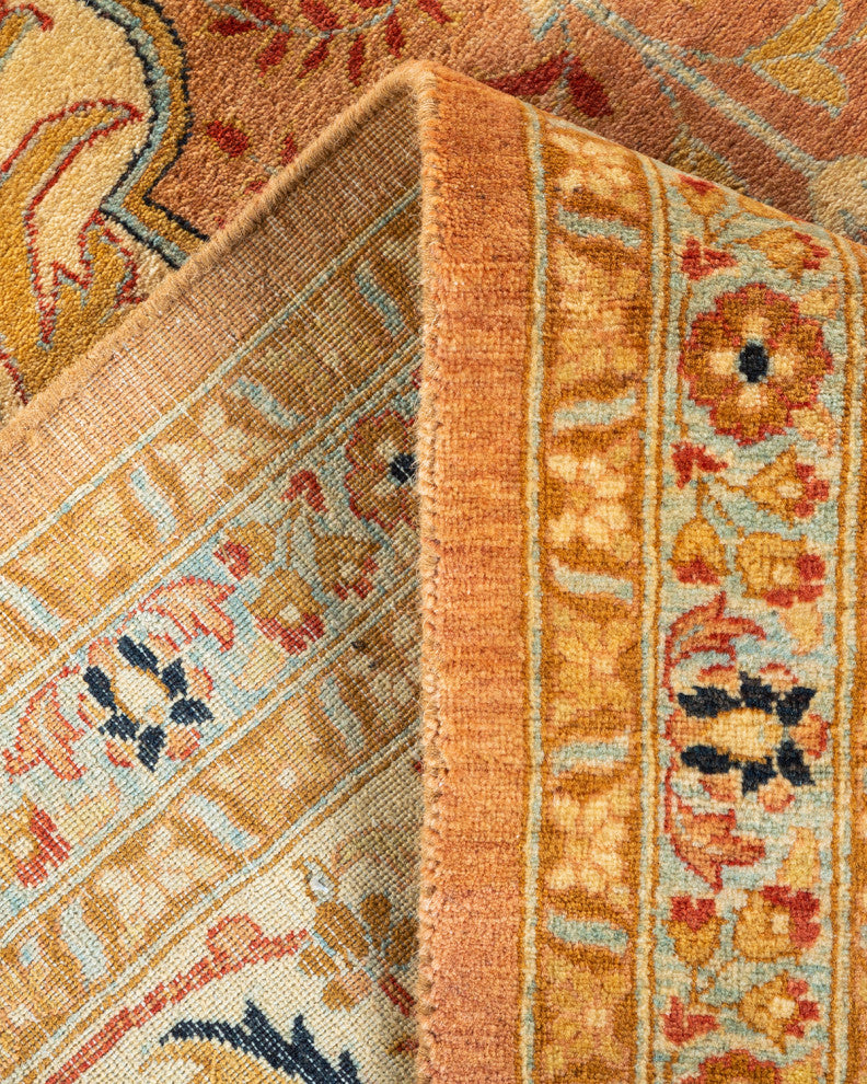 Mogul, One-of-a-Kind Hand-Knotted Area Rug  - Pink, 8' 2" x 10' 0"