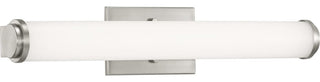 Phase 1.1 LED Collection 24" Brushed Nickel White Shade Modern Bath Vanity Light