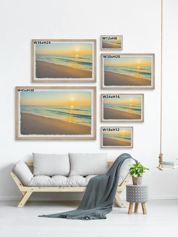 "The Ocean Called" Framed Painting Print, 18x12