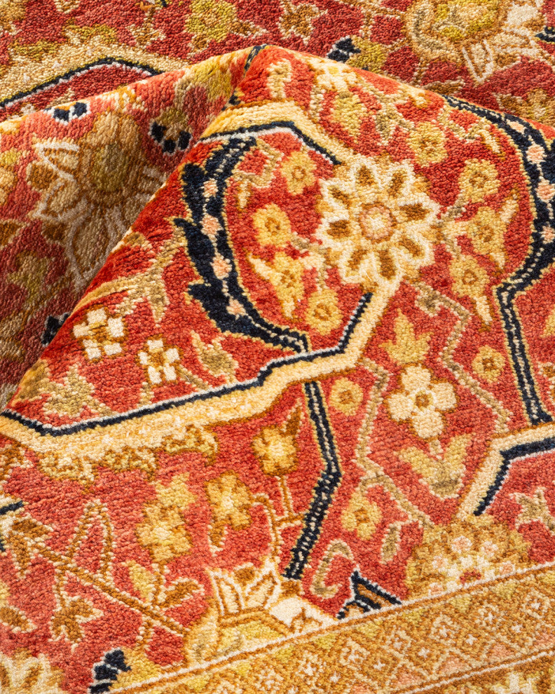 Mogul, One-of-a-Kind Hand-Knotted Area Rug Orange, 12' 2" x 17' 4"
