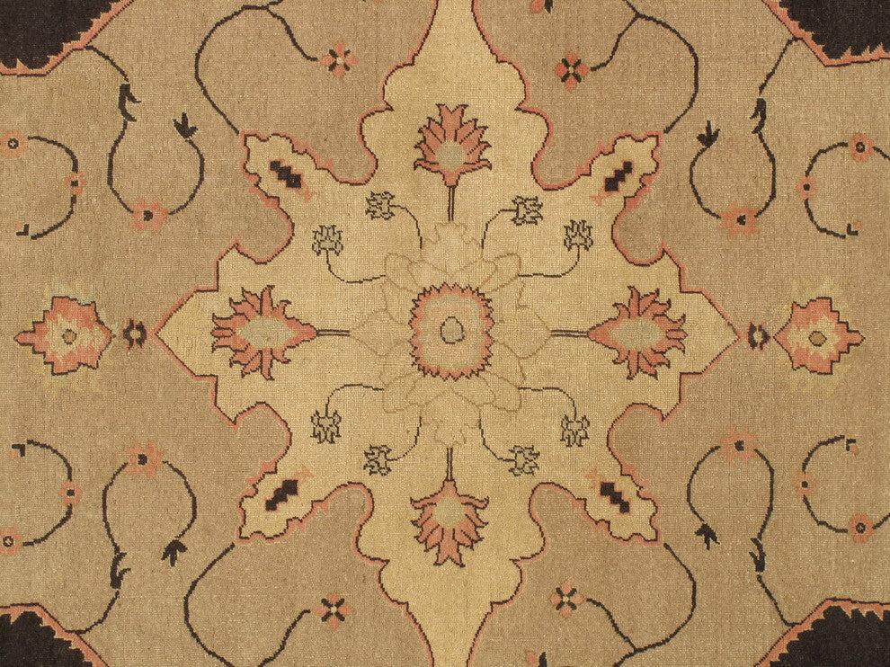 Consigned Indian Carpet Rug, 9'x11'6"
