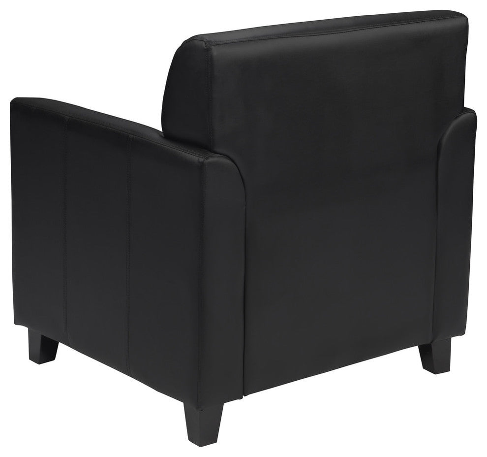 HERCULES Diplomat Series Black LeatherSoft Chair
