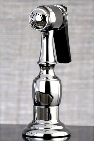 Kingston Brass Centerset Kitchen Faucet, Polished Chrome