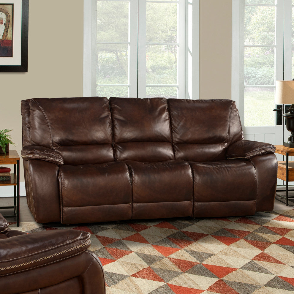 Vail Burnt Sienna Power Reclining Sofa and Two Recliners