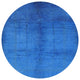Ahgly Company Indoor Round Mid-Century Modern Area Rugs, 4' Round