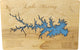 Lake Murray, South Carolina-Wood Lake Map, Medium Standout