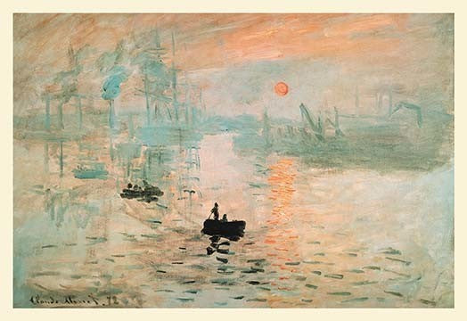 Impression Sunrise - Gallery Wrapped Canvas Art 28" x 42"