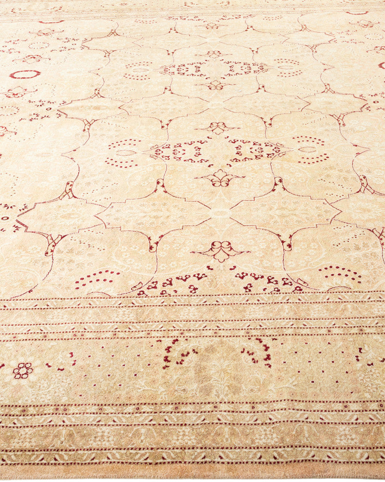 Mogul, One-of-a-Kind Hand-Knotted Area Rug Beige, 8' 10" x 12' 9"