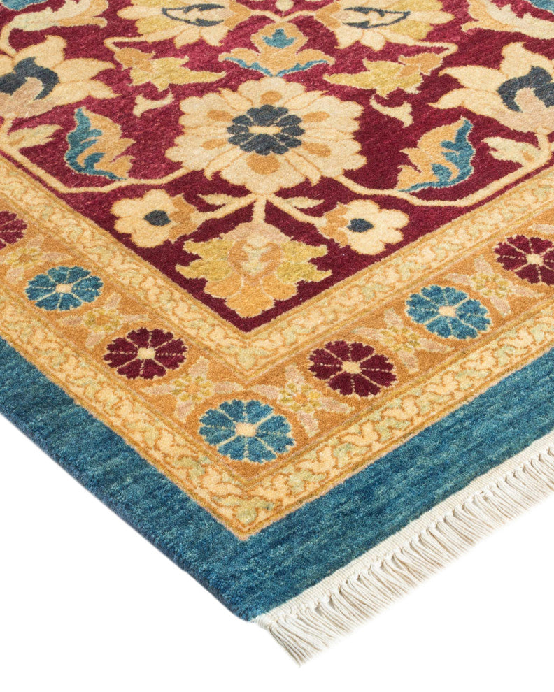 Mogul, One-of-a-Kind Hand-Knotted Area Rug Green, 9'3"x11'10"