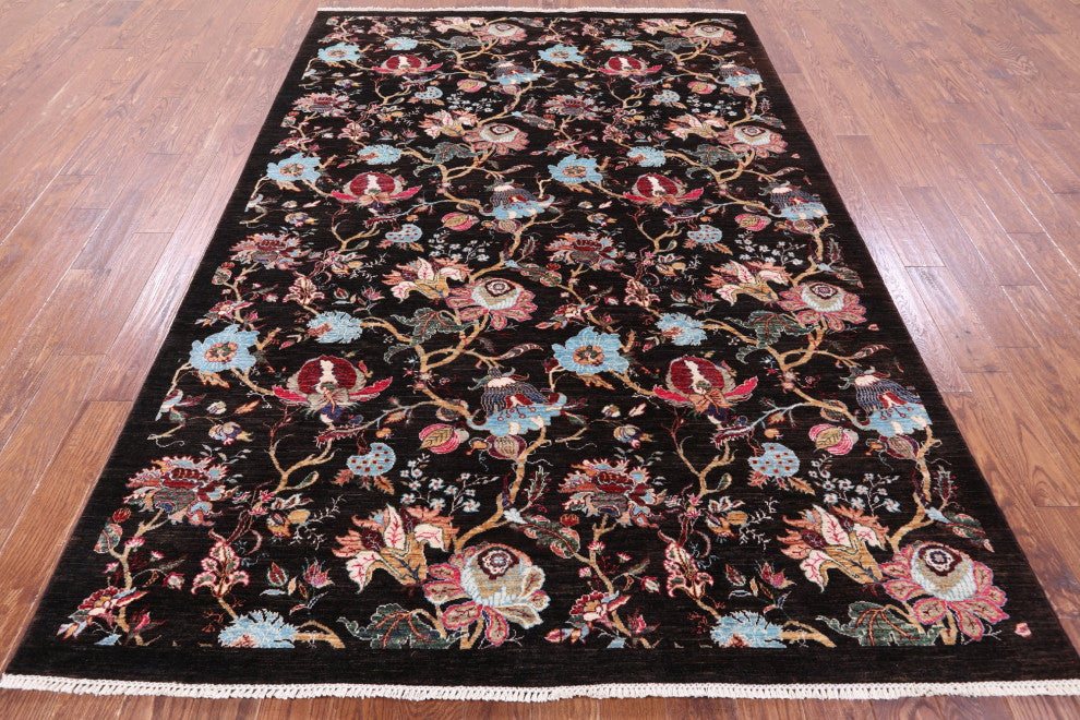 Persian Tabriz Hand-Knotted Wool Rug 6' 9" X 9' 10" - Q12749