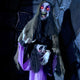 Lifesize Animatronic Vampire Lady With Baby, Lights and Sound