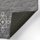 Indoor/Outdoor Sedona SN3 Charcoal Machine Washable 2'3" x 10' Runner Rug