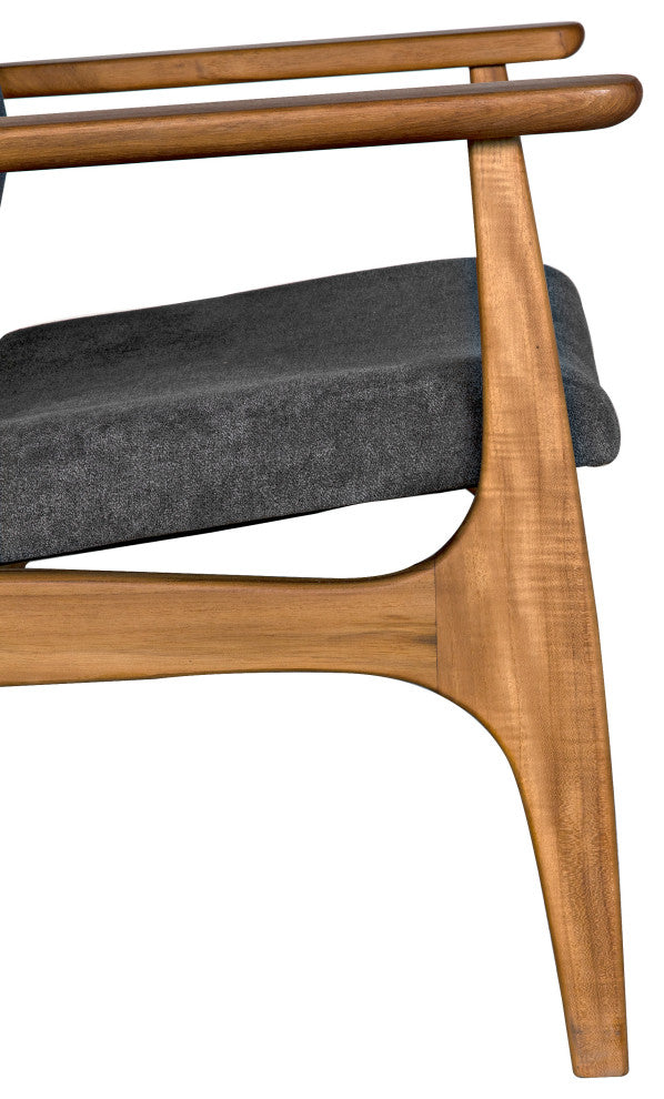 Vittorio Chair With Grey Fabric