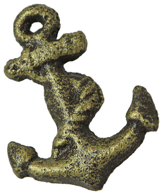 Bronze Cast Iron Ship Anchor Drawer Pull Decorative Cabinet Knob Set of 6