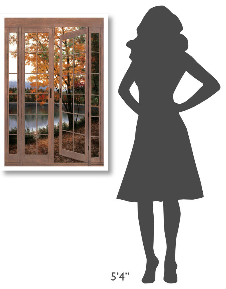 "Autumn Threshold" Digital Paper Print by Diane Romanello, 26"x38"