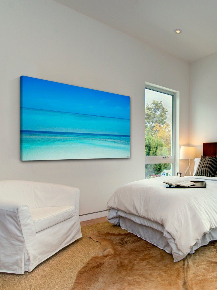 "Clear Blue" Print on Canvas, 60"x30"