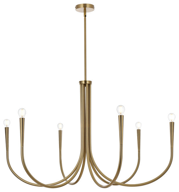 Home Living 42" Chandelier, Gold
