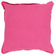 Surya Solid SL-013 20"x20" Pillow Kit, Bright Pink