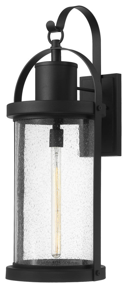 Z-Lite 569XL Roundhouse 32" Tall Outdoor Wall Sconce - Black