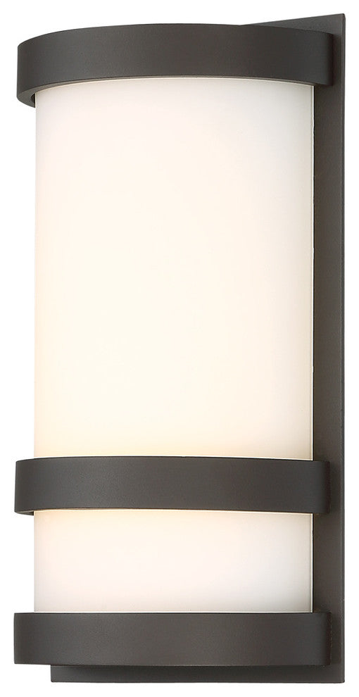 WAC Lighting Latitude 10" LED Outdoor Wall Light in Bronze
