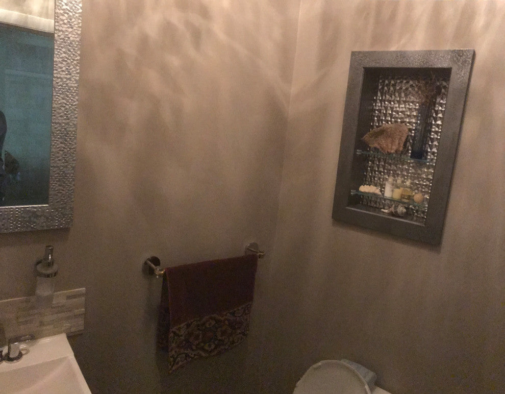 Durham Recessed White Niche 55.5"h x 15.5"w x 3.5"d