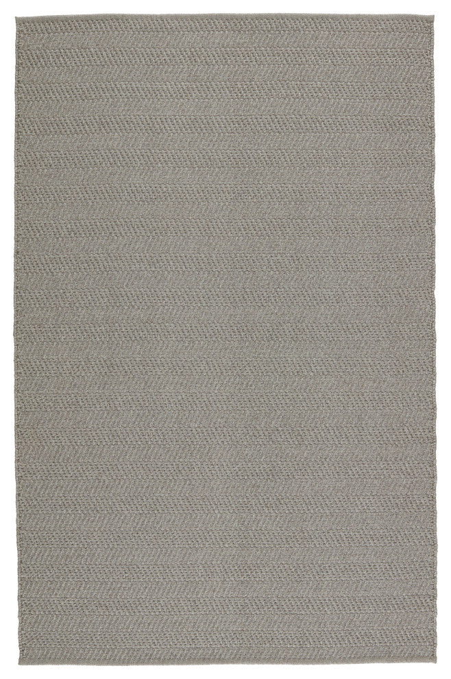 Jaipur Living Saeler Indoor/ Outdoor Striped Gray Area Rug, 5'x8'