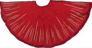 Red Starburst Tree Skirt, 60"