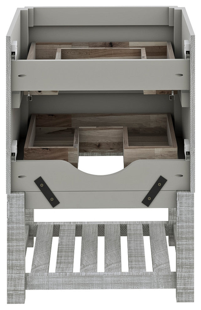 Fresca Formosa Open Bottom Bathroom Cabinet, Sage Gray, 58", Cabinet Only