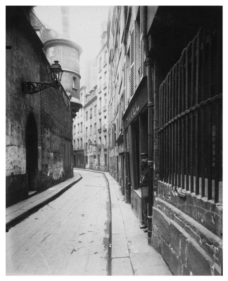 "Paris, 1921 - Rue de l'Hï¿½tel-de-Ville" Paper Print by Eugï¿½ï¿½ne Atget, 15"x18"