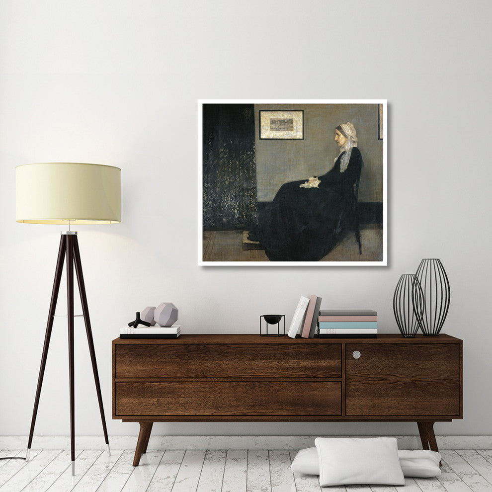 "Portrait of The Artist's Mother" Paper Art, 46"x41"