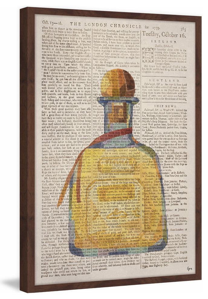 "Golden Tequila" Framed Painting Print, 16"x24"