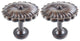 Urbanest Set of 2 Large Sierra Drapery Medallion Holdback, Bronze With Gold