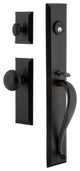 Ageless Iron Keep 1-Piece Dummy Handleset With Grip, Keep Plate and Keep Knob