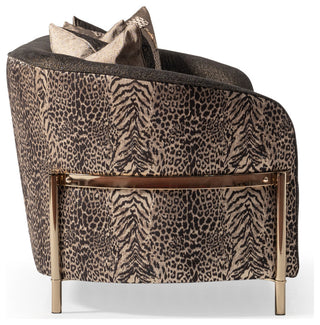 Lisbon Sofa, Onyx/Gold