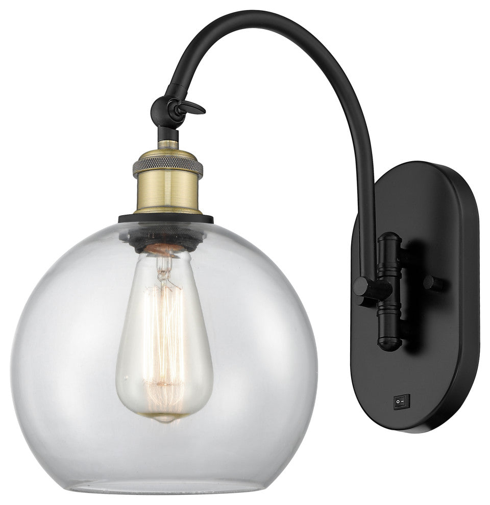Innovations 518-1W-BAB-G122-8-LED 1-Light Sconce, Black Antique Brass