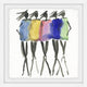 "Model Blush" Framed Painting Print, 12"x12"