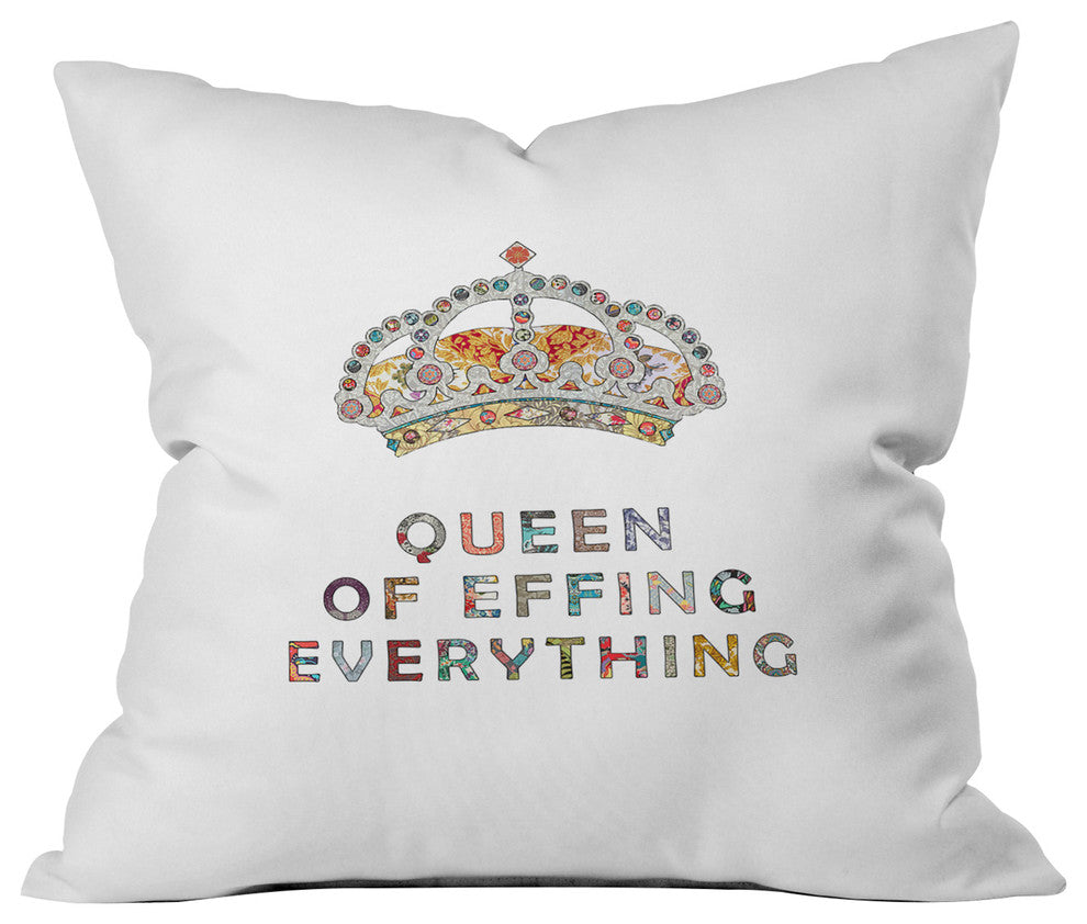 Bianca Green Her Daily Motivation Throw Pillow, 16"x16"