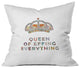 Bianca Green Her Daily Motivation Throw Pillow, 16"x16"