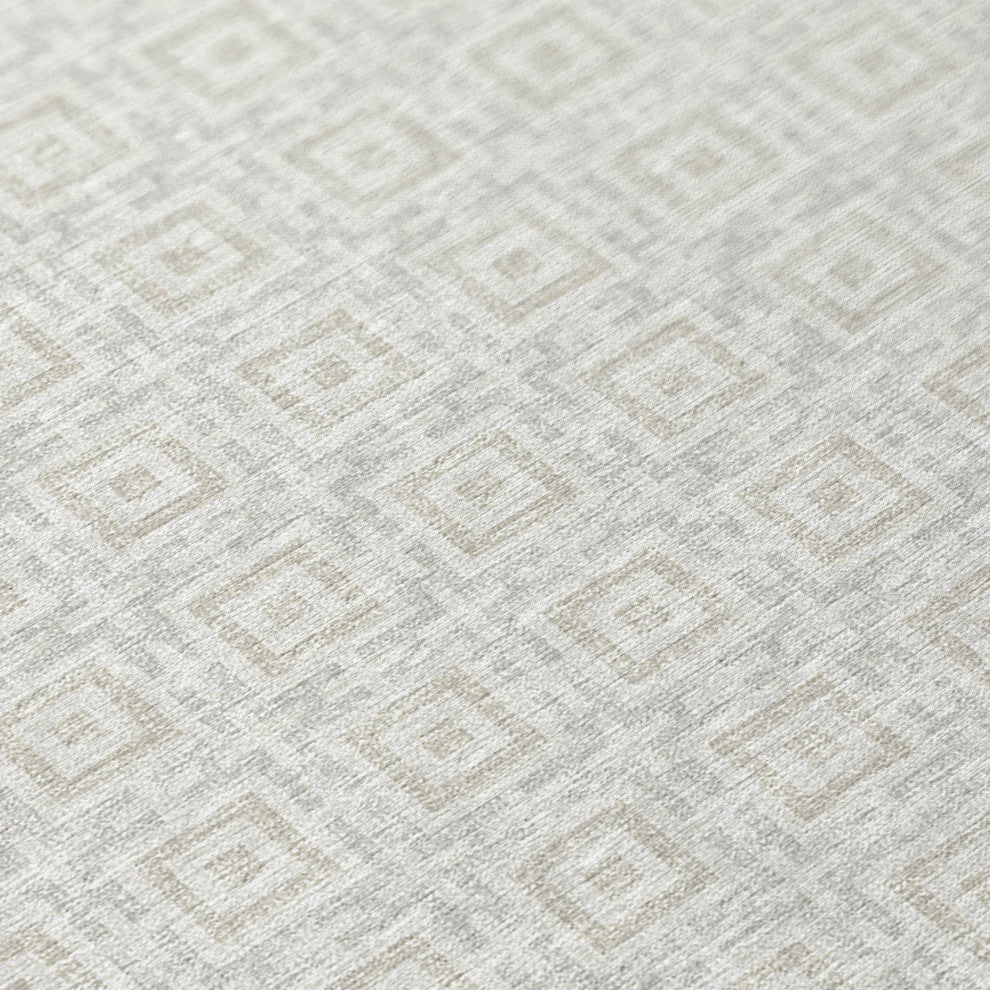 Indoor/Outdoor Marlo MO1 Linen Machine Washable 10' x 10' Rug
