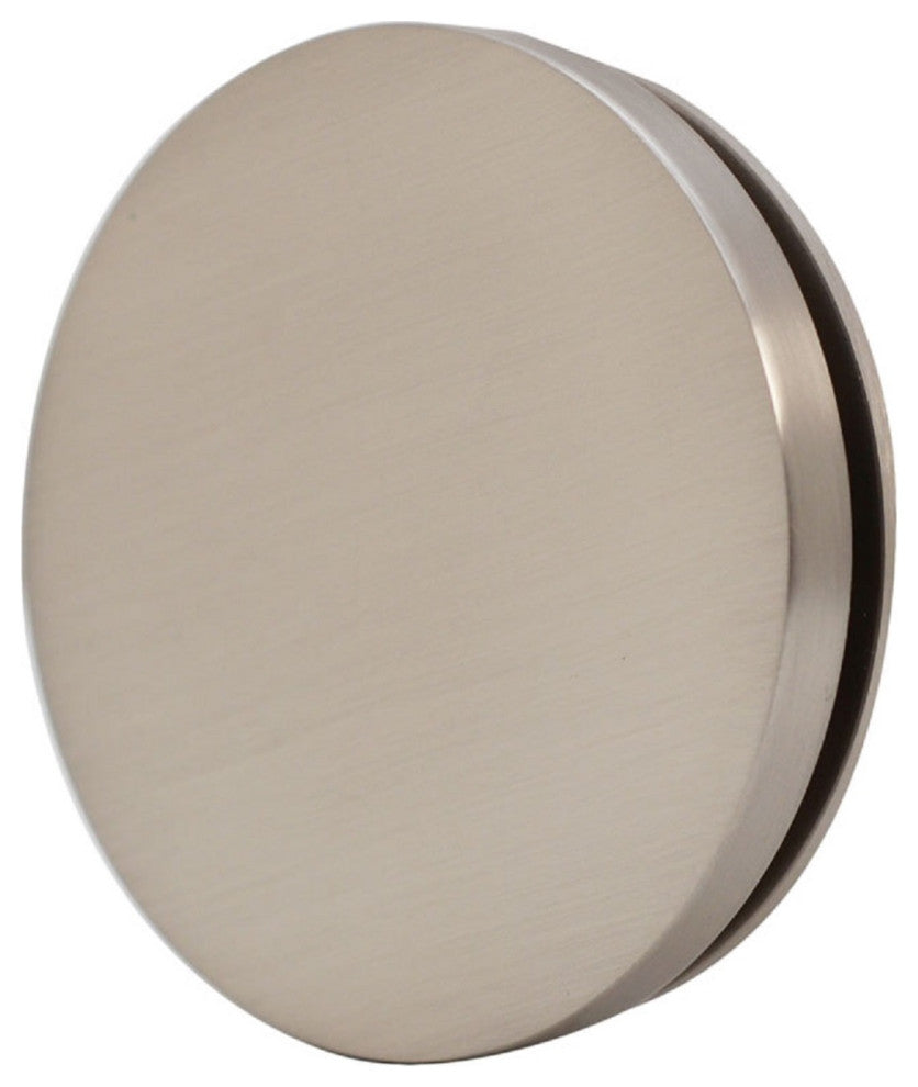 Floating No-Hole Overflow Faceplate, Stainless Steel