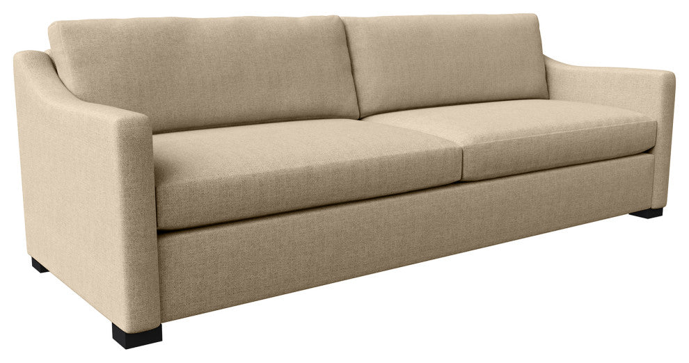 Nativa Interiors Ashley Sofa 105", Flax, Depth: Classic