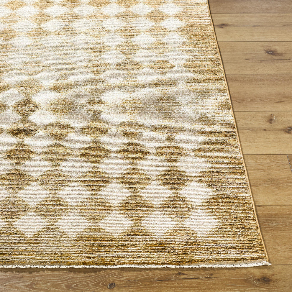 Galey Alix x Livabliss Myrtle Avenue GAMY-2304 Area Rug, Taupe, 5'3" x 7'7"