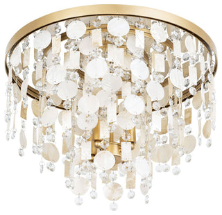 Kalani 4-Lt Semi-Flush - French Gold