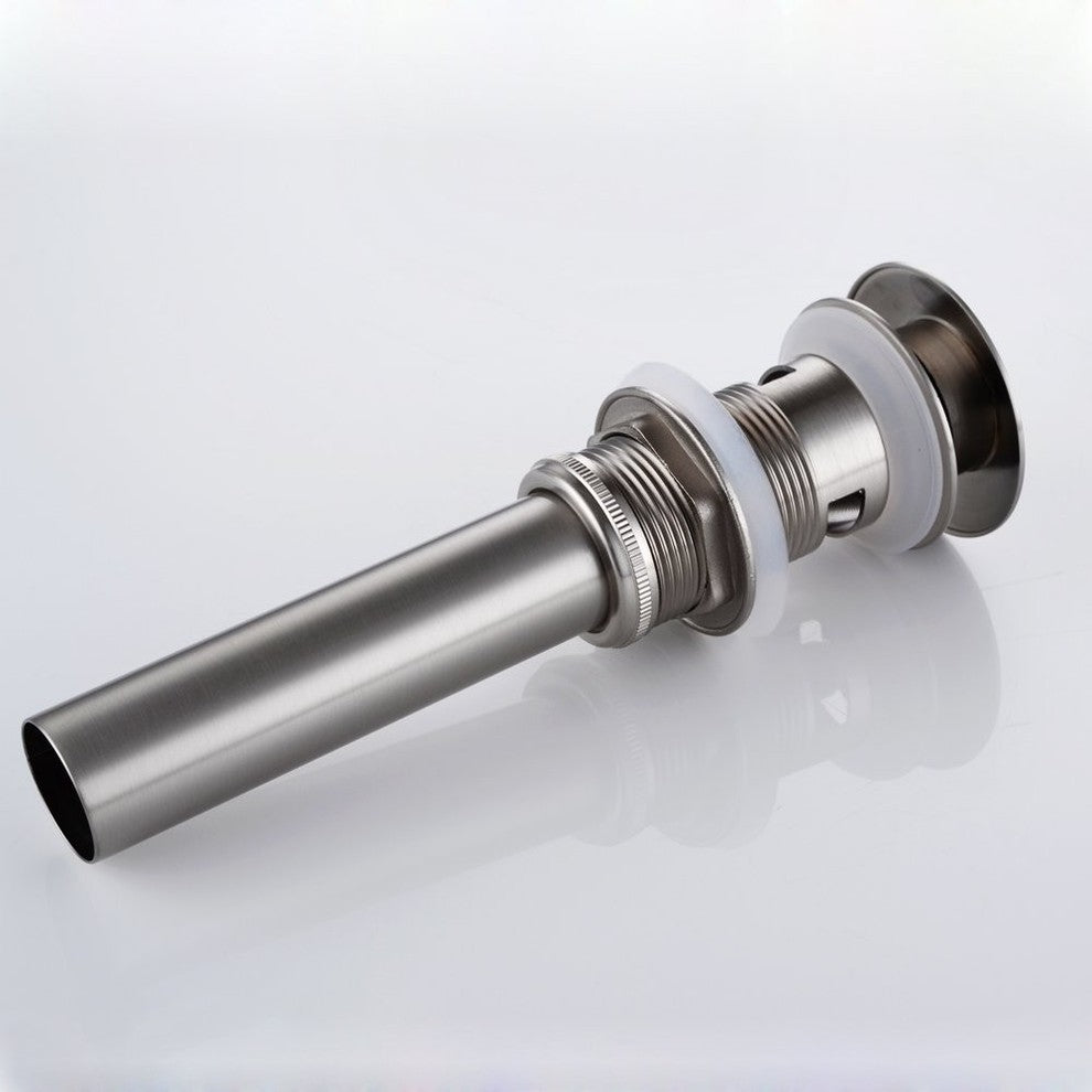 Sink Pop Up Drain Sink Water Stopper, Brushed