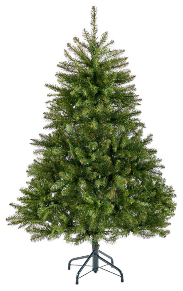 4.5-foot Fraser Fir Pre-Lit or Unlit Light Hinged Artificial Christmas Tree, Unl