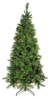 Single Plug Mount Beacon Pine Christmas Tree, LED Lights